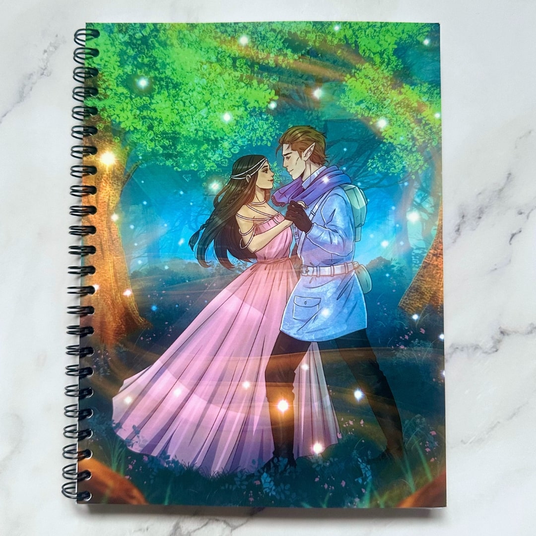 Clara and Revyn Nutcracker Journal with Illustrated Cover, Companion to Nutcracker of Crystalfall