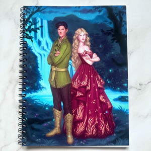 Chloe and Quintus Crystals Journal with Illustrated Cover, Companion to Curse and Crystal Thorns