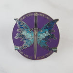 Load image into Gallery viewer, Enamel Pin - Play Your Own Game - The Fae of Bitter Thorn
