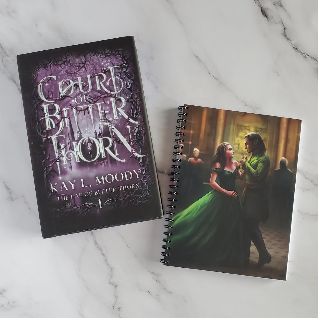 Elora and Brannick Dancing Journal with Illustrated Cover, Companion to Court of Bitter Thorn