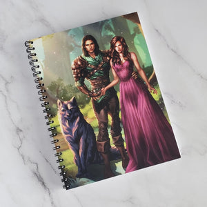 Elora and Brannick Crown Journal with Illustrated Cover, Companion to Queen of Bitter Thorn