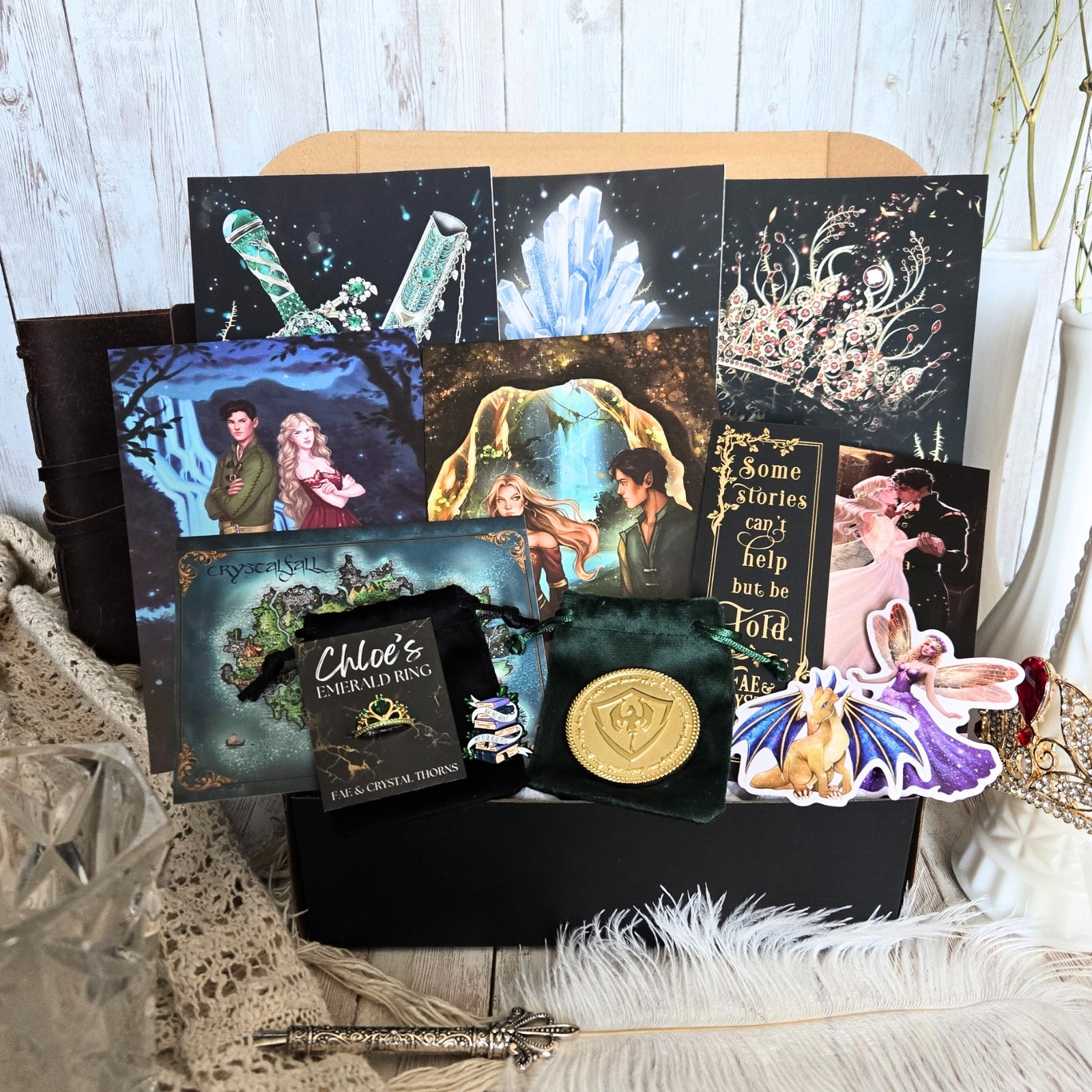 (Paperbacks + Swag) Complete Series Set - Fae and Crystal Thorns