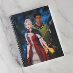 Load image into Gallery viewer, Chloe and Quintus Dragon Journal with Illustrated Cover, Companion to Shadow and Crystal Thorns
