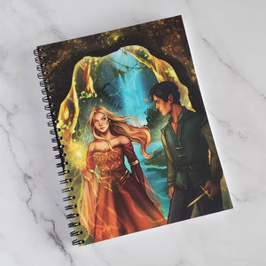 Chloe and Quintus Dagger Journal with Illustrated Cover, Companion to Blade and Crystal Thorns