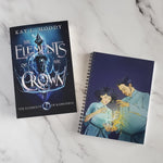 Load image into Gallery viewer, Talise and Aaden Ice and Fire Trees Journal with Illustrated Cover, Companion to The Elements of the Crown
