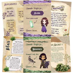 Character Profiles - The Fae of Bitter Thorn