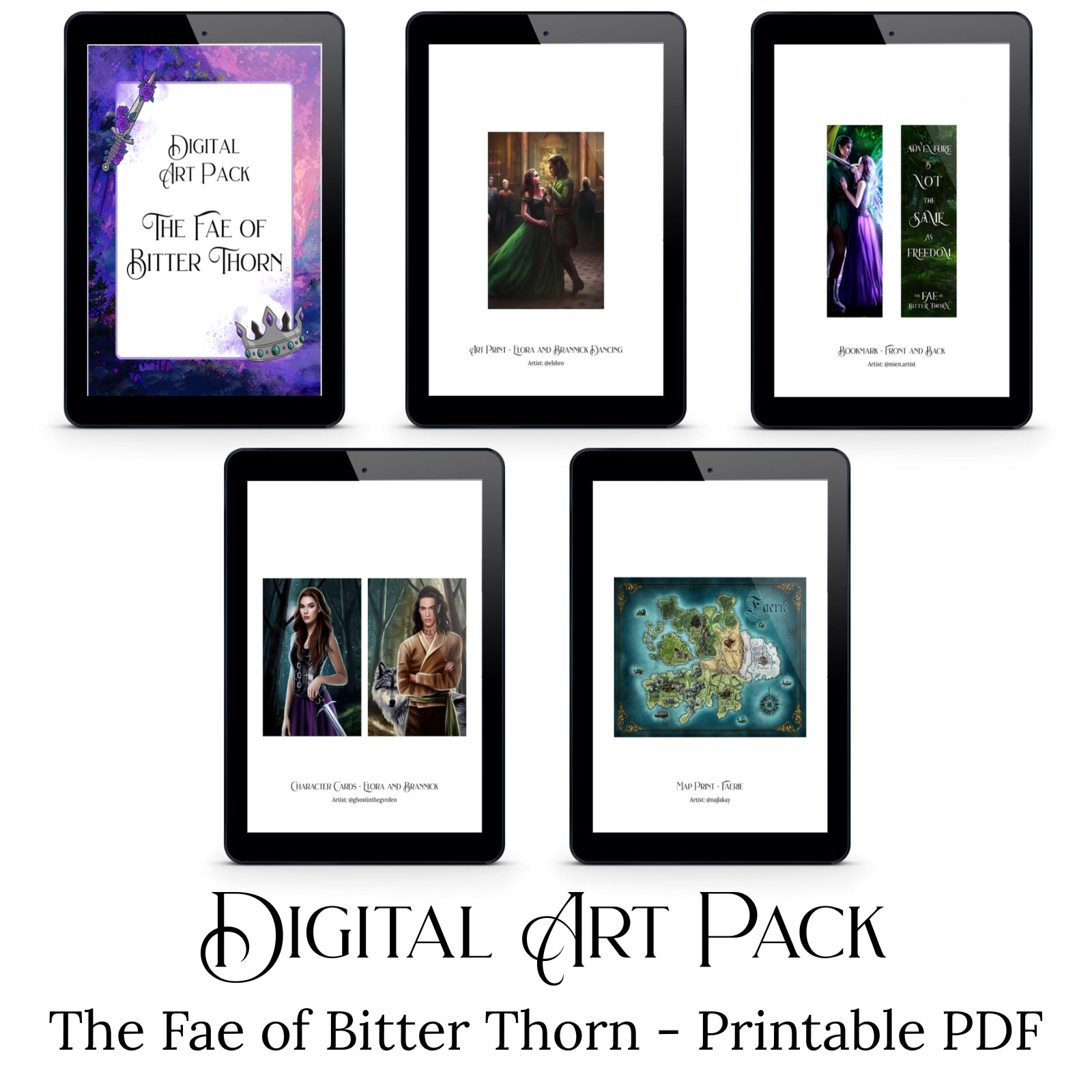 Digital Art Pack - The Fae of Bitter Thorn