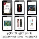 Load image into Gallery viewer, Digital Art Pack - Fae and Crystal Thorns
