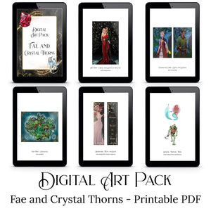 Digital Art Pack - Fae and Crystal Thorns