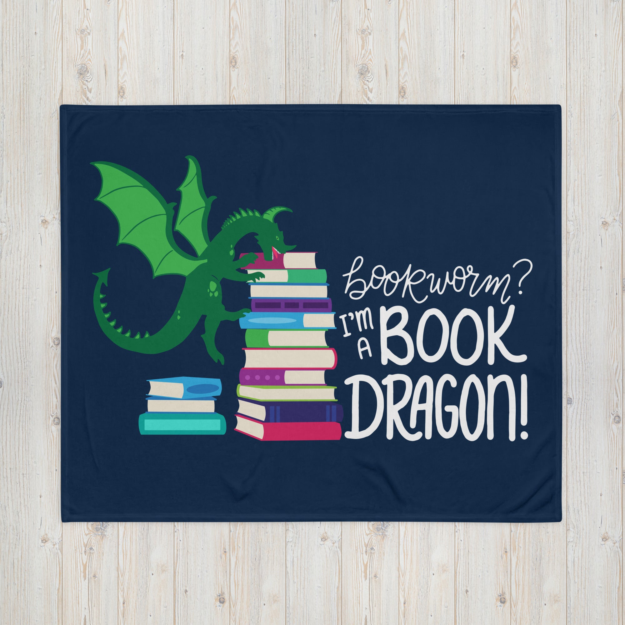 Throw Blanket - Book Dragon