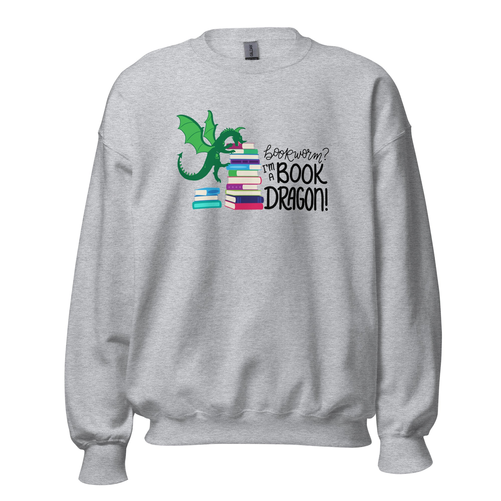 Unisex Sweatshirt - Book Dragon