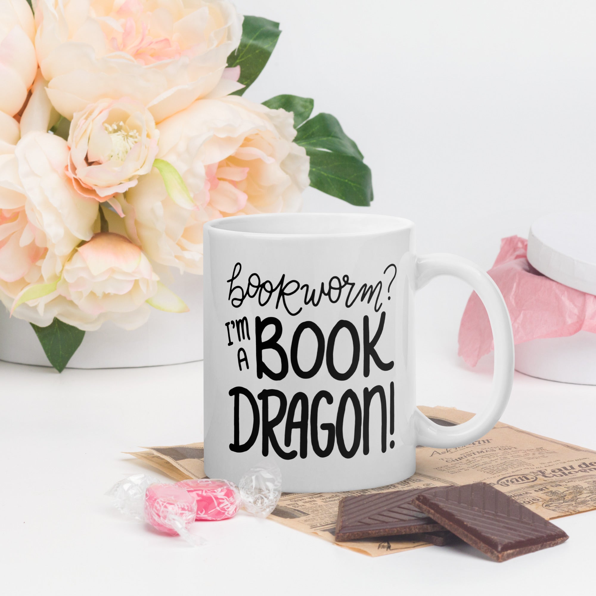 Book Dragon Mug