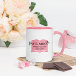 Load image into Gallery viewer, Mug with Color Inside Kay L. Moody Dark Pink Princesses Are Heroes Mug

